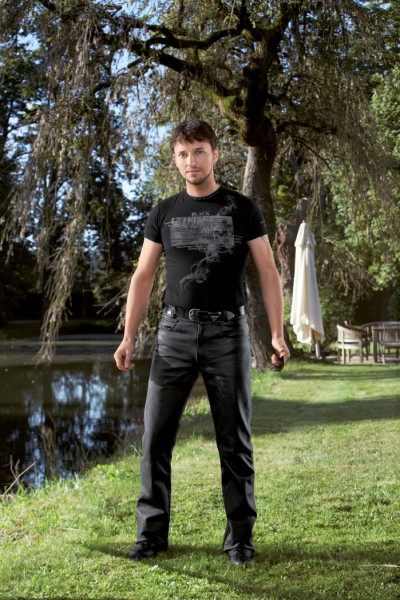gms Lederjeans Man