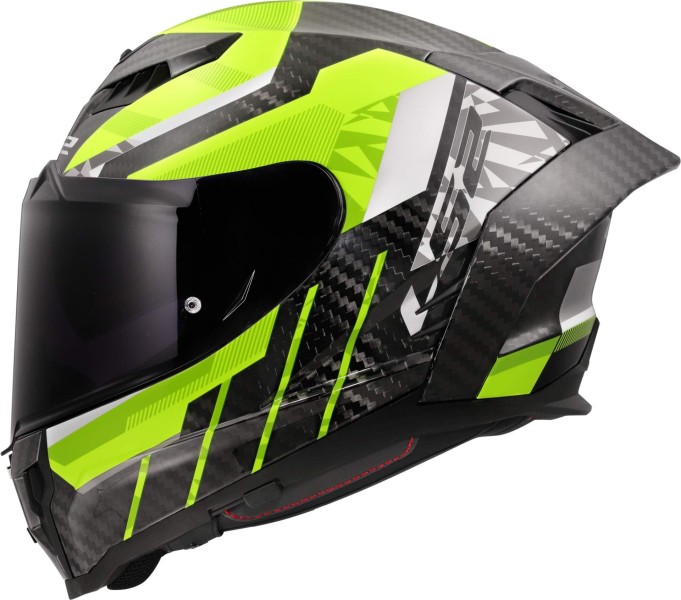 LS2 FF807 Dragon Carbon Trax gelb LS2 FF807 Dragon Carbon Trax gelb
