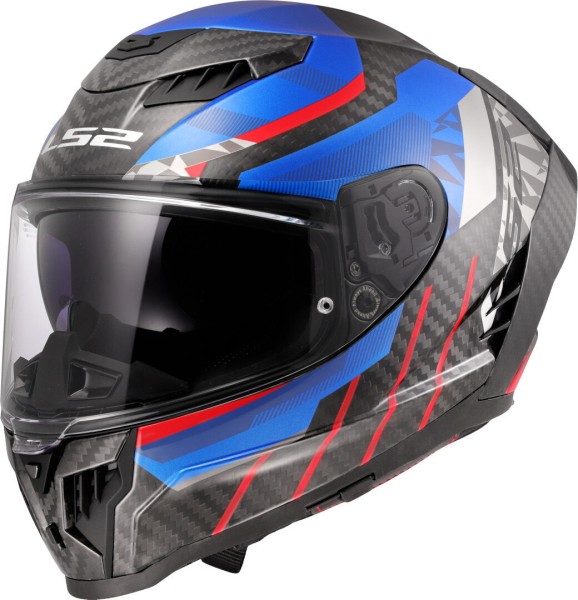 LS2 FF807 Dragon Trax Carbon blau rot LS2 FF807 Dragon Trax Carbon blau rot