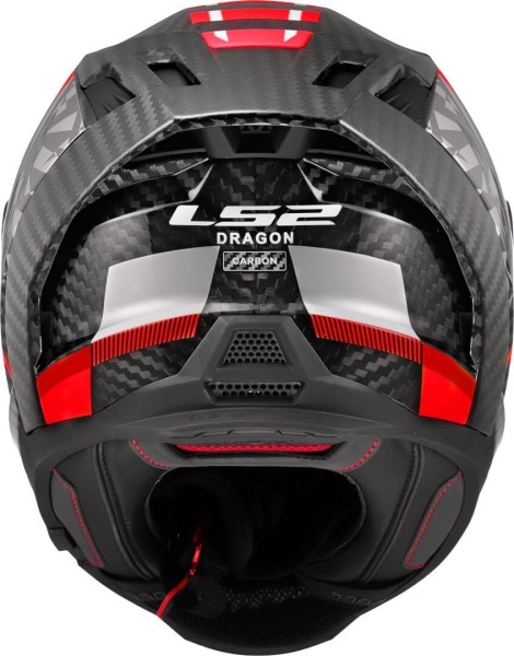 LS2 FF807 Dragon Carbon Trax rot