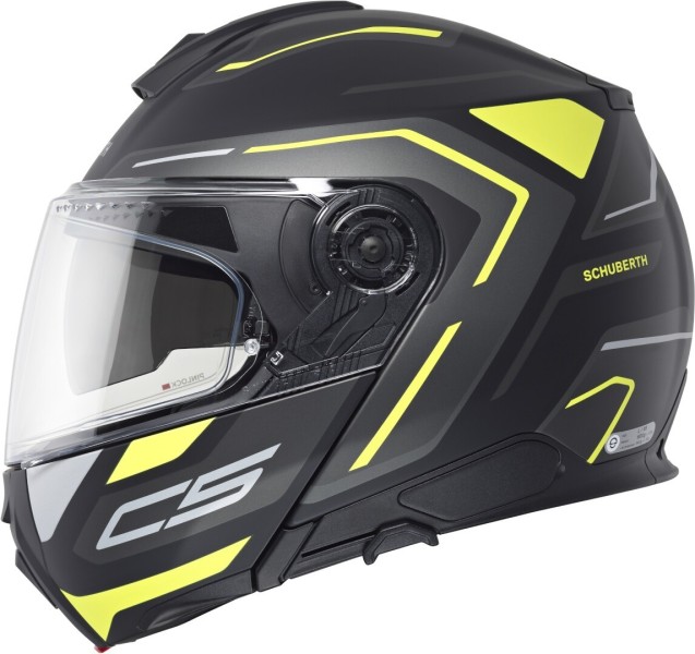 Schuberth C5 Omega Yellow Klapphelm