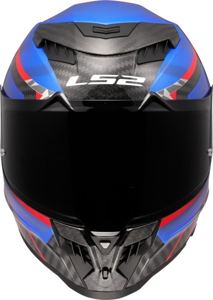LS2 FF807 Dragon Trax Carbon blau rot