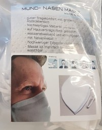 Mund und Nasenmaske 5er Pack Waschbar bei 60 Grad bis zu 50x Mund und Nasenmaske 5er Pack Waschbar bei 60 Grad bis zu 50x