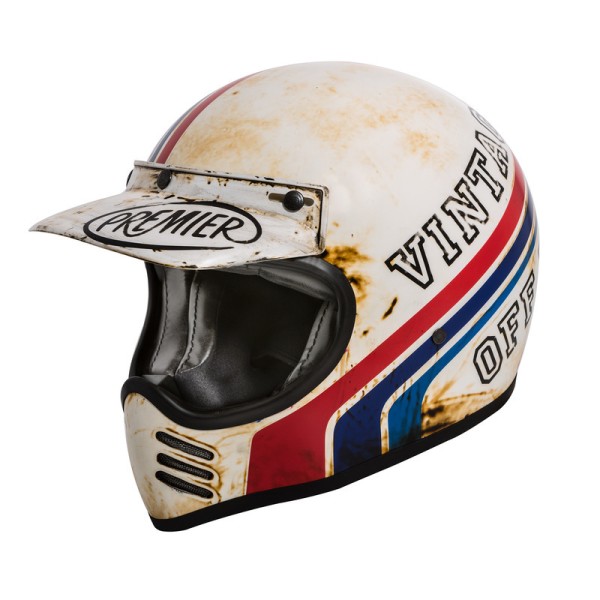 Premier Integralhelm Vintage MX BTR 8 BM