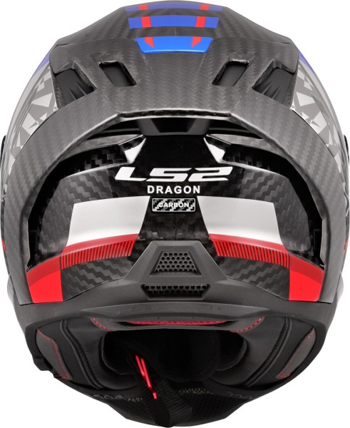 LS2 FF807 Dragon Trax Carbon blau rot